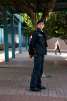 Policeman, Central Pier, Hong Kong