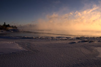 Sea Smoke in an Early January Dawn