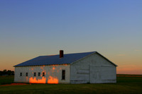 Old Barn at Sunset